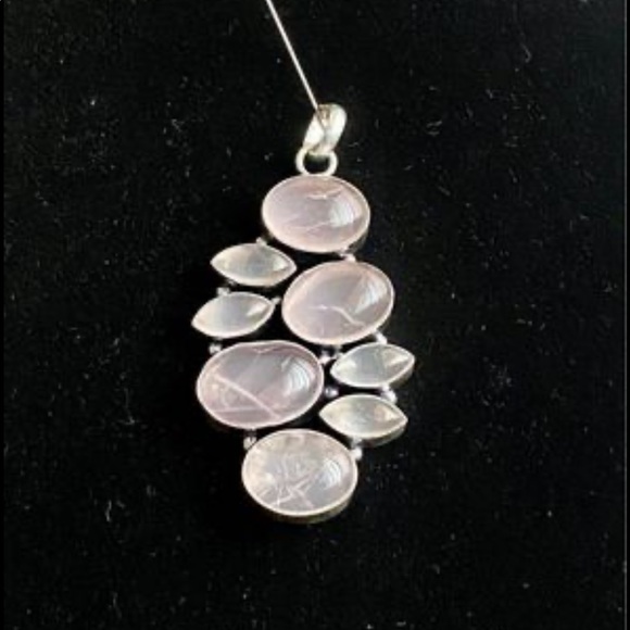 Cluster pendants on choice! Most are 3” long set in silver! - Picture 2 of 10